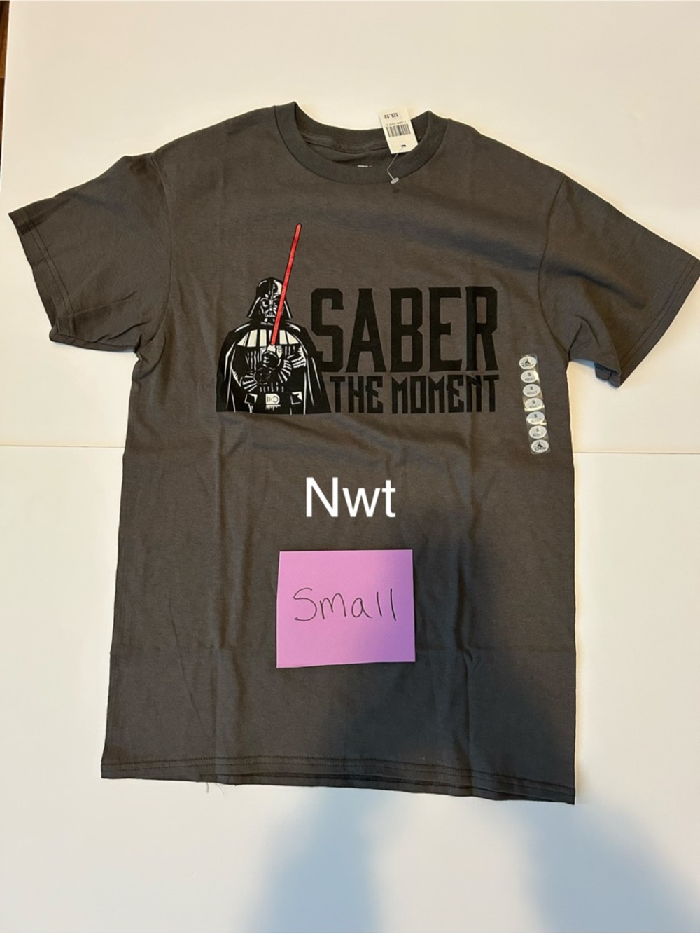 Disney Star Wars saber the moment small shirt NWT